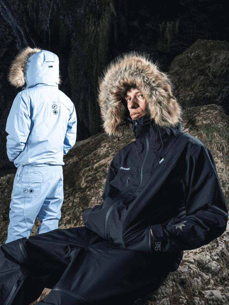 FINESSE* "FAS" WATERPROOF JACKET BLACK - Image 9