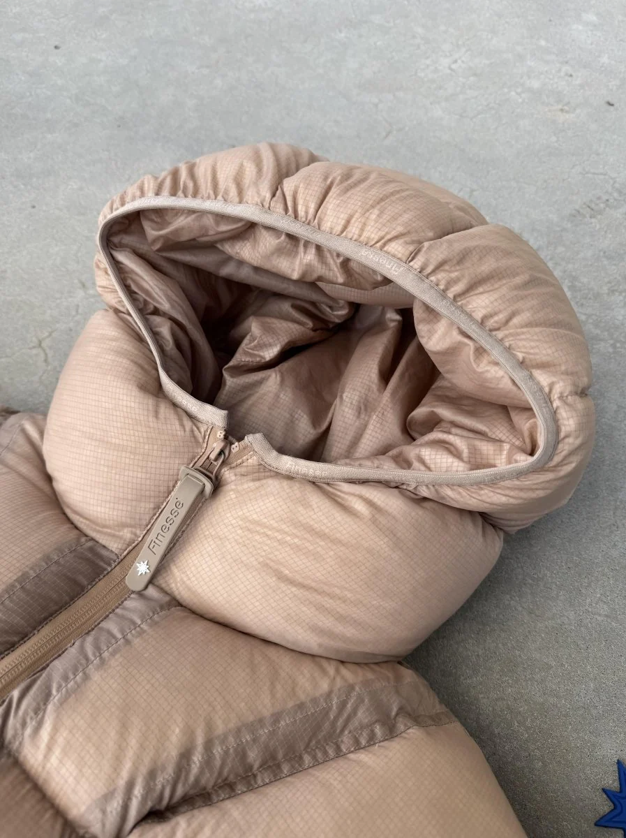 FINESSE* ALIVE PUFFER JACKET [BEIGE] - Image 4