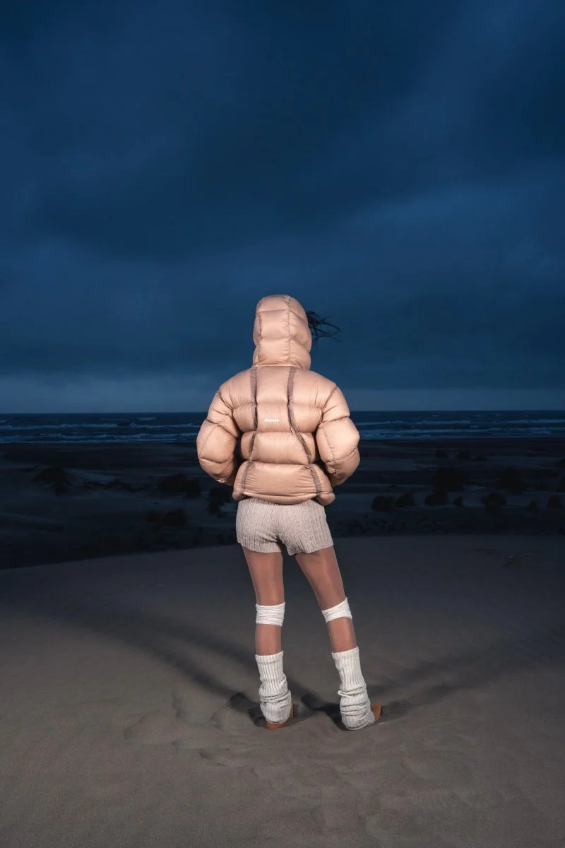 FINESSE* ALIVE PUFFER JACKET [BEIGE] - Image 9