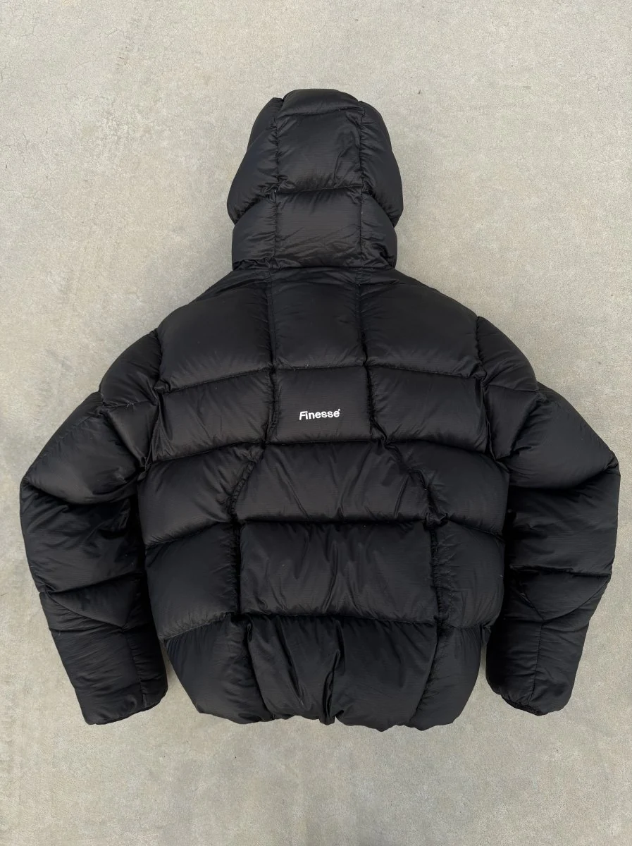FINESSE* ALIVE PUFFER JACKET  [BLACK] - Image 3