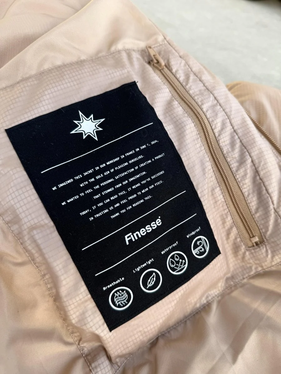 FINESSE* ALIVE PUFFER JACKET  [BLACK] - Image 9