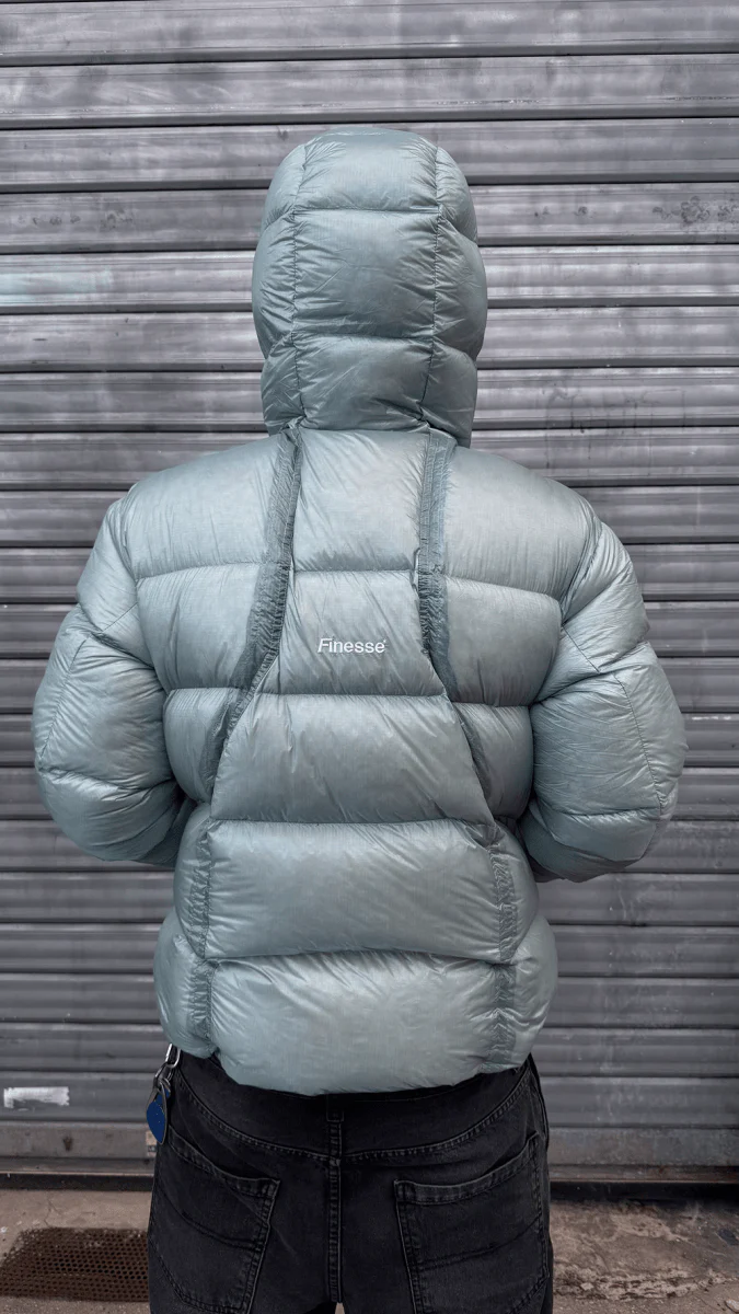 FINESSE* ALIVE PUFFER JACKET  [ICE BLUE] - Image 9
