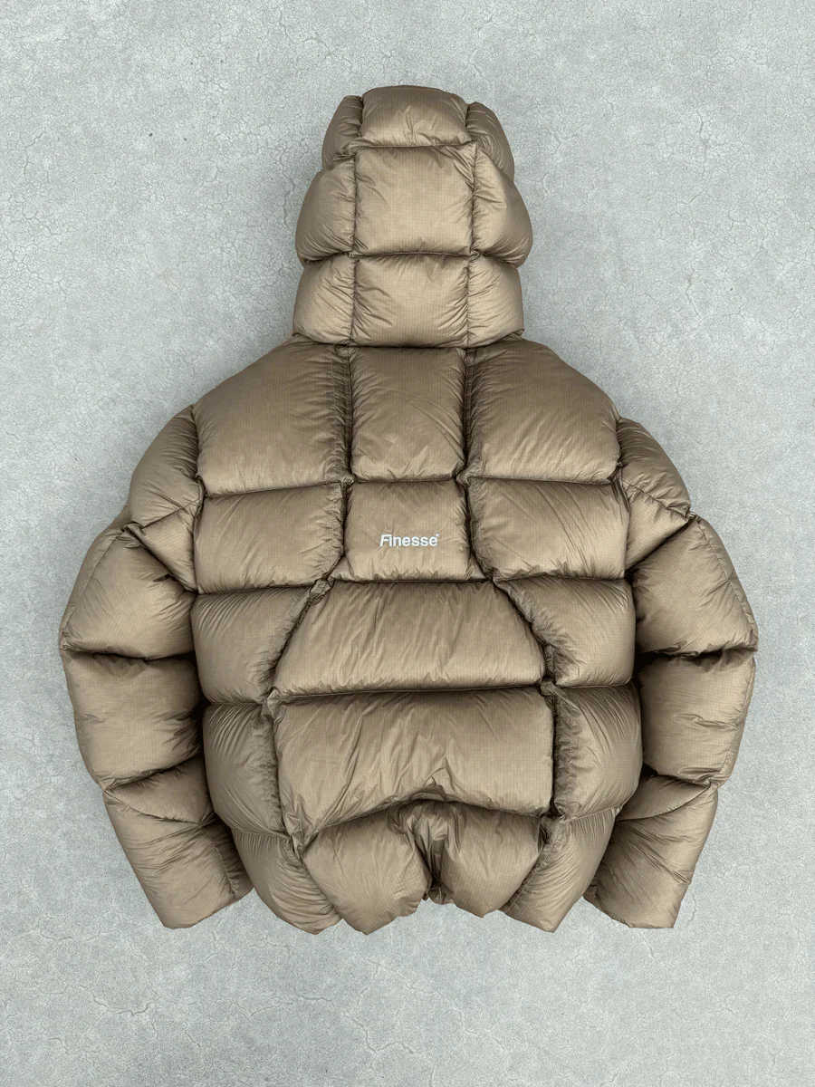 FINESSE* ALIVE PUFFER JACKET  [LIGHT BRONZE] - Image 3