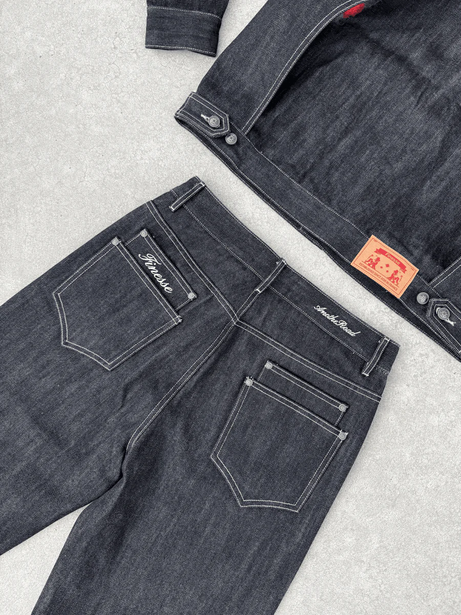 FINESSE* SELVEDGE RAW DENIM JEAN - Image 7