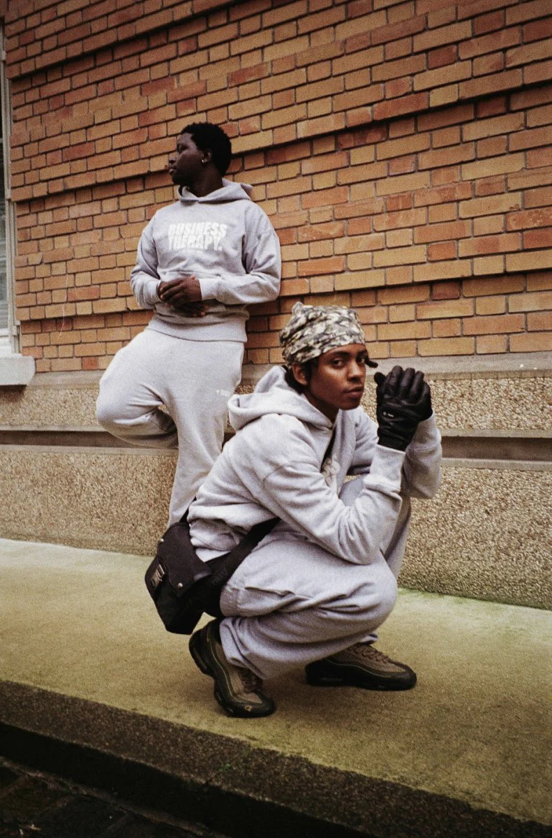 JOGGING "BUSINESS THERAPY" GREY - Image 4