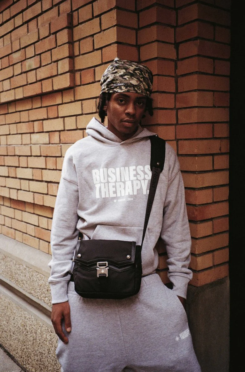 JOGGING "BUSINESS THERAPY" GREY - Image 5